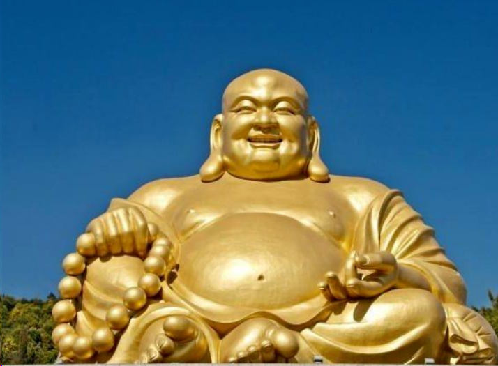 Maitreya Buddha outdoors