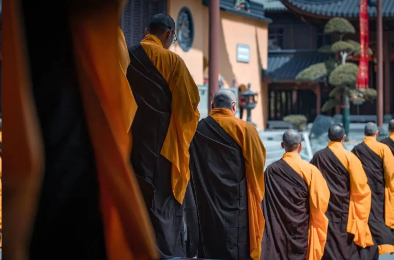 monk in temple