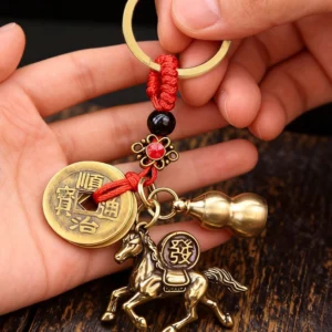 2026 Year of the Horse Pixiu Wealth Keychain